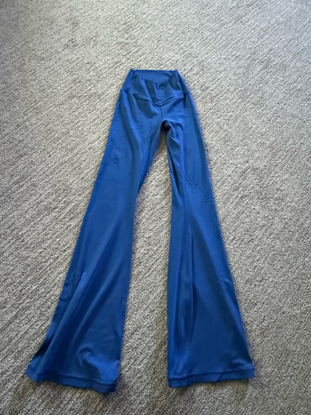 Aerie Women's High-Waist Flare Pants - Blue S
